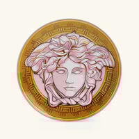 Medusa Amplified Pink Coin Bread & Butter Plate Round Pink 17cm versace medusa amplified pink coin bread butter plate round pink 17cm