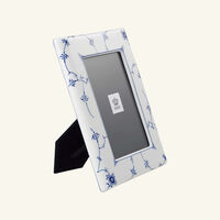 royal copenhagen blue fluted plain picture frame white 10x14cm