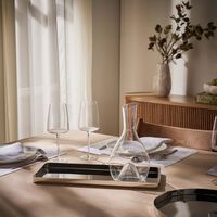 رالف لورين هوم صينية التقديم ثورب مستطيلة متوسطة من الستانلس ستيل