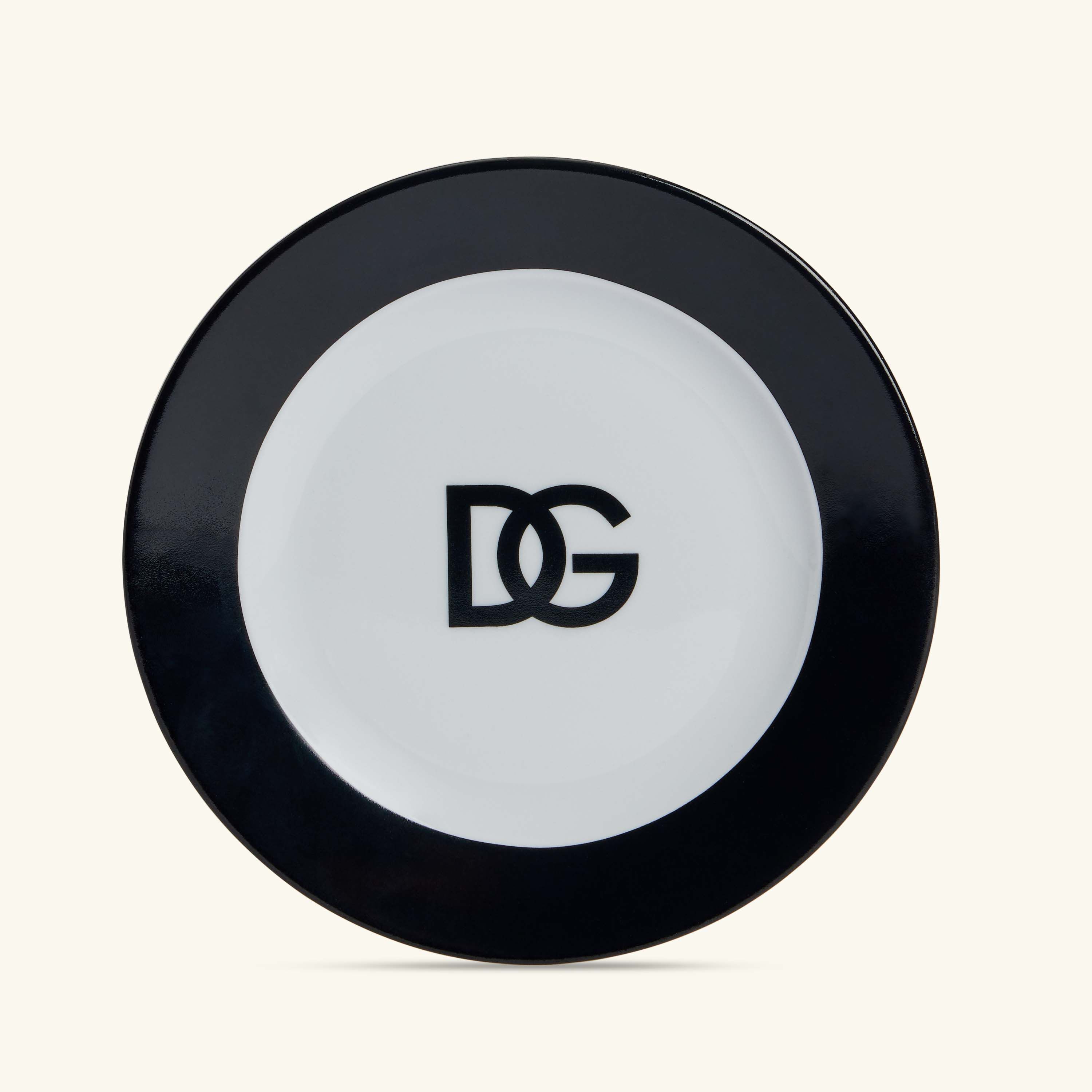 Dolce&Gabbana Casa DG Logo Bread Plate Round 17cm Set Of 2