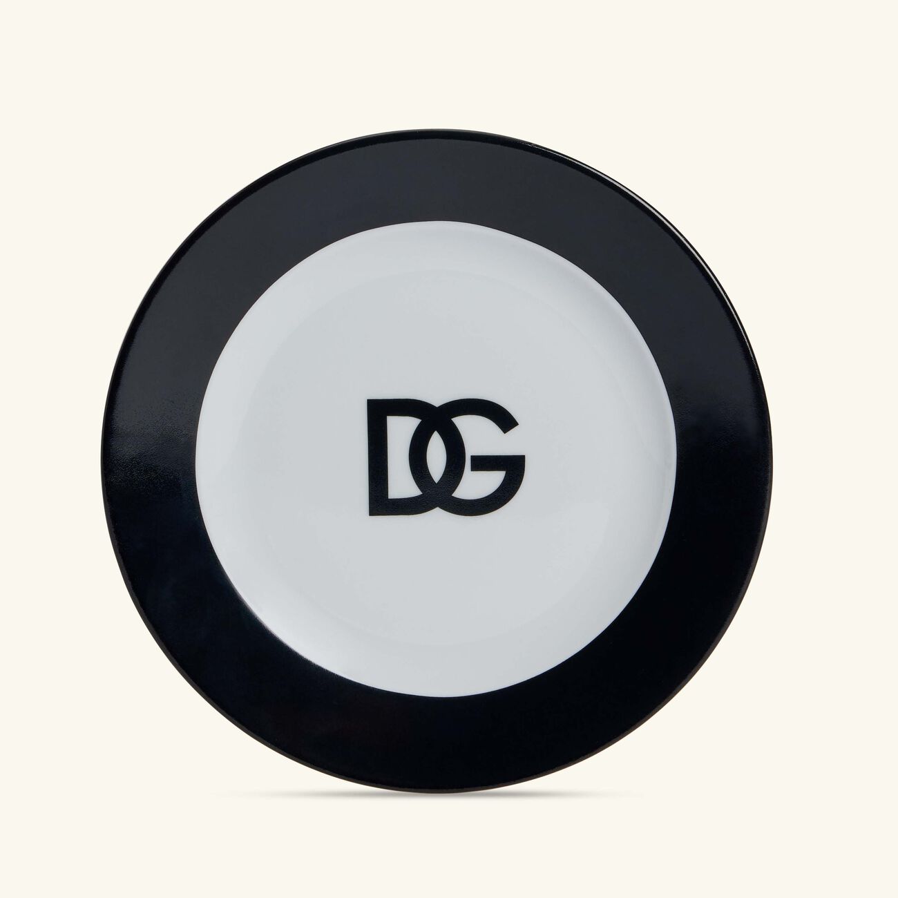 dolce gabbana casa dg logo bread plate round 17cm set of 2