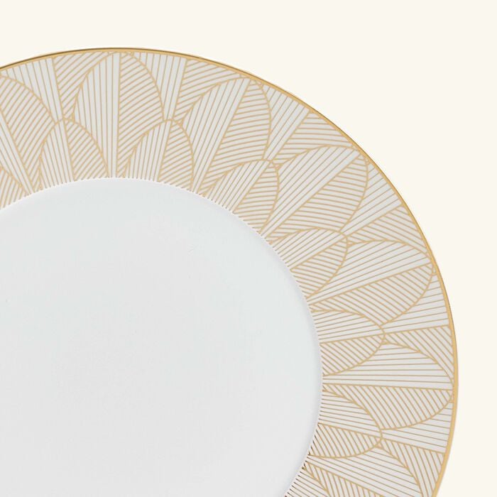 christofle malmaison imp riale soup plate gold 27cm