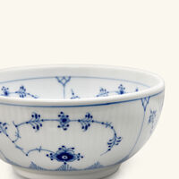 royal copenhagen blue fluted plain bowl white
