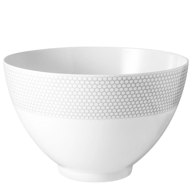christofle madison 6 salad bowl grey 10cm