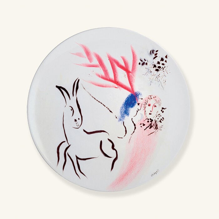 bernardaud marc chagall plate round gift box set of 6