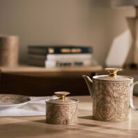 versace barocco beige sugar bowl