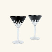 Lismore Black Martini Glass Black Set Of 2 waterford lismore black martini glass black set of 2