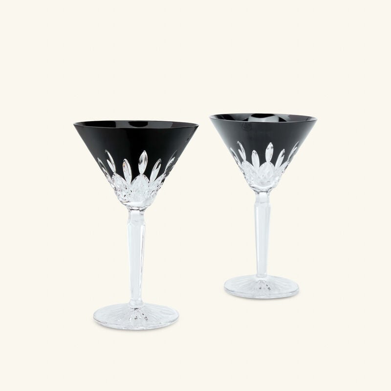 Lismore Black Martini Glass Black Set Of 2 waterford lismore black martini glass black set of 2