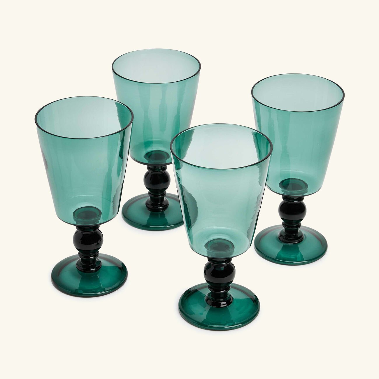 Hana Drinking Glass Green ira udaipur hana drinking glass green