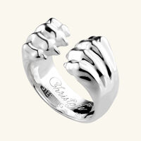 Patte de Lion Open Ring Sterling Silver Size 55 christofle patte de lion open ring sterling silver size 55