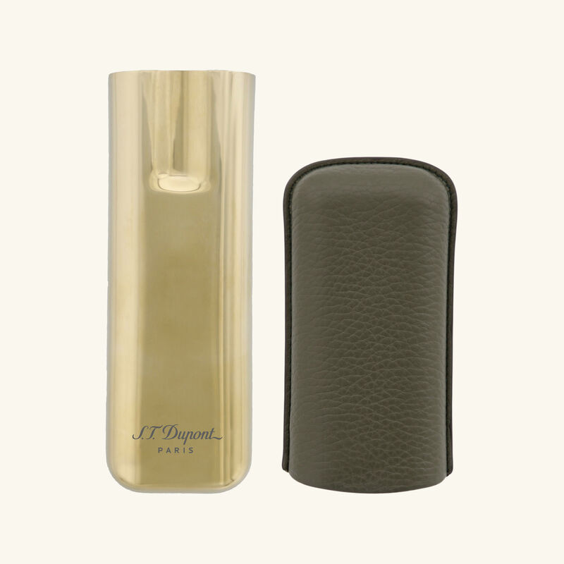 اس تي دوبون حافظة سيجار مزدوجة بنية