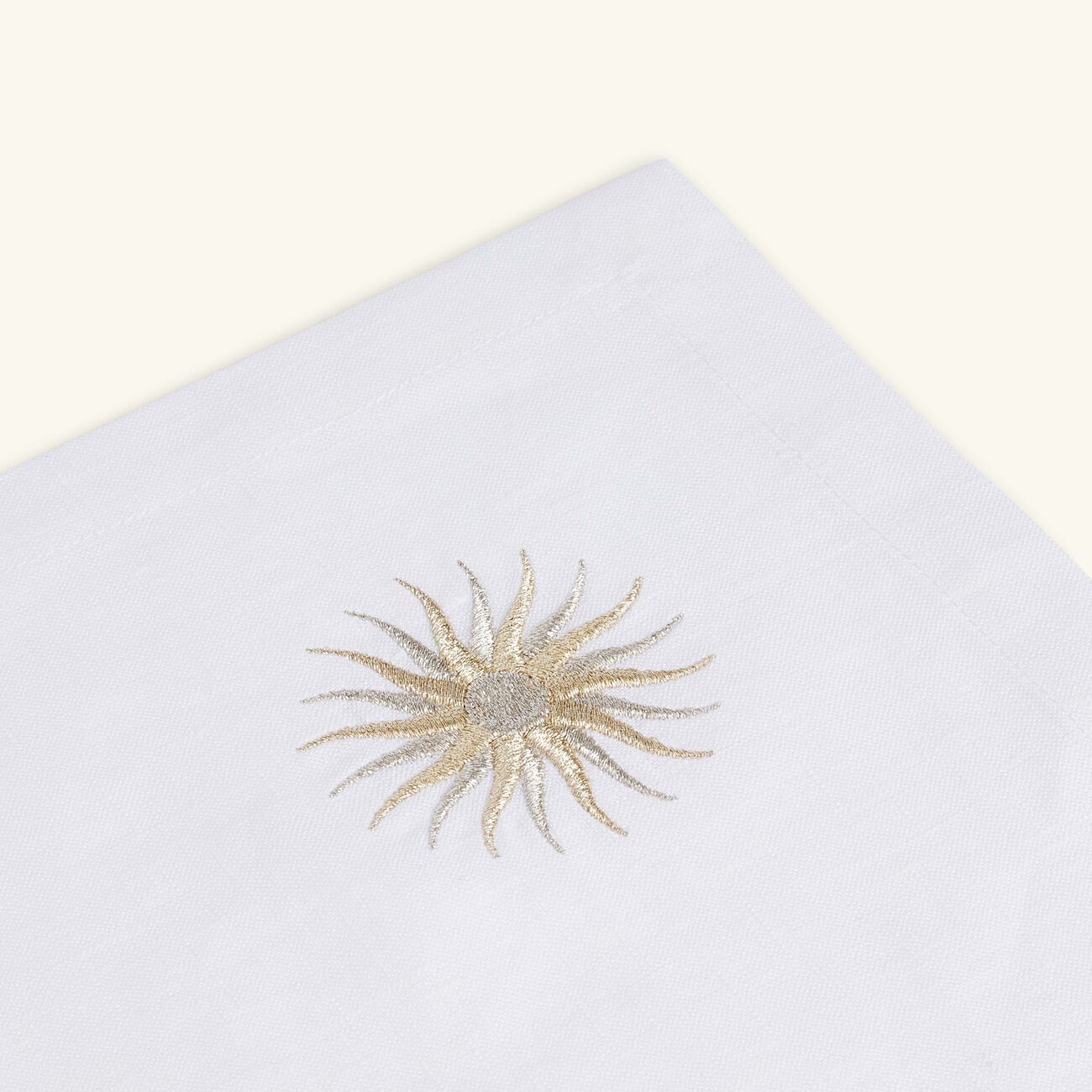 catherine denoual sunshine napkin white