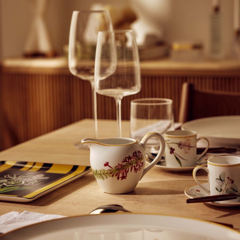 Jardin Indien Milk Pitcher White bernardaud jardin indien milk pitcher white