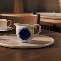 bernardaud in bloom milk pitcher blue