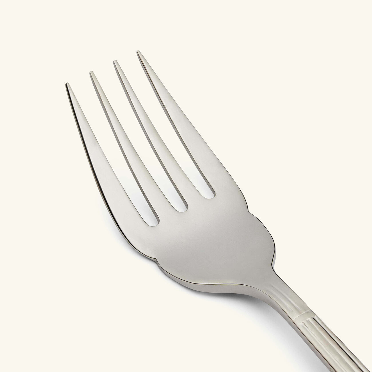 christofle osiris serving fork stainless steel