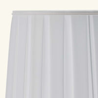 baccarat krysta pleated lampshade