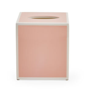 Paris Pink Lacquer Tissue Box Holder, medium