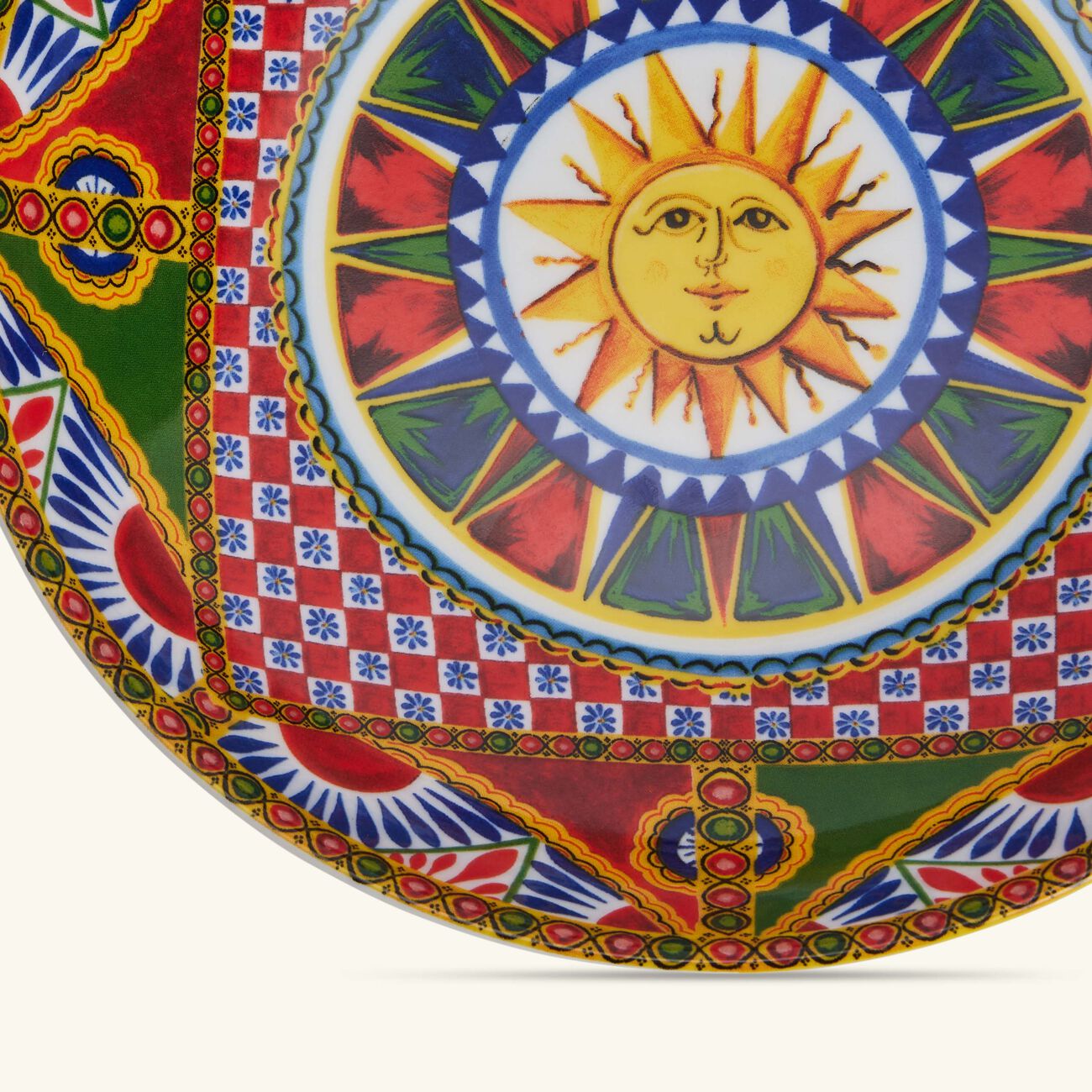 Carretto Sun Soup Plate Round 20cm Set Of 2 dolce gabbana casa carretto sun soup plate round 20cm set of 2