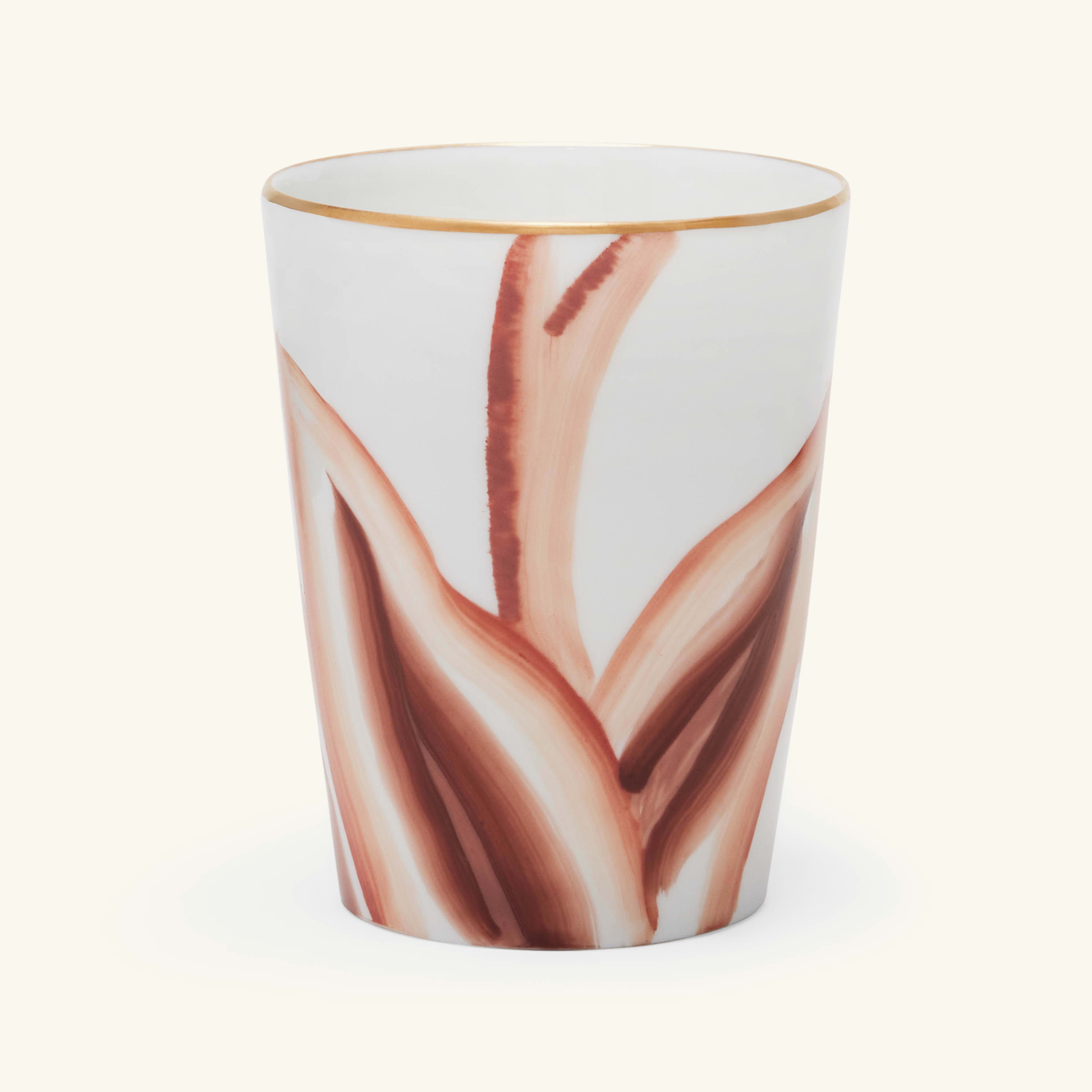 

Handpainted Orange Gobelet